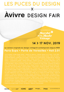 Les Puces du Design, from 14 to 17 November at the Parc des expositions de la porte de Versailles in Paris