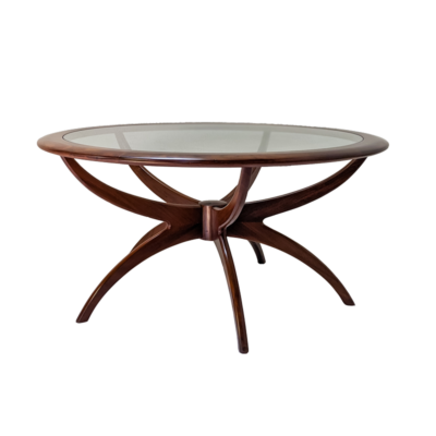 Table basse spider designée par Victor Wilkins années 70