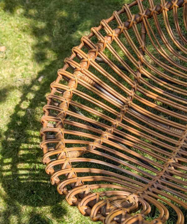 Fauteuils en rotin des années 60 de Franco Albini