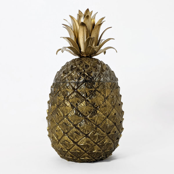 Seau à glace ananas vintage des années 70 de Mauro Manetti