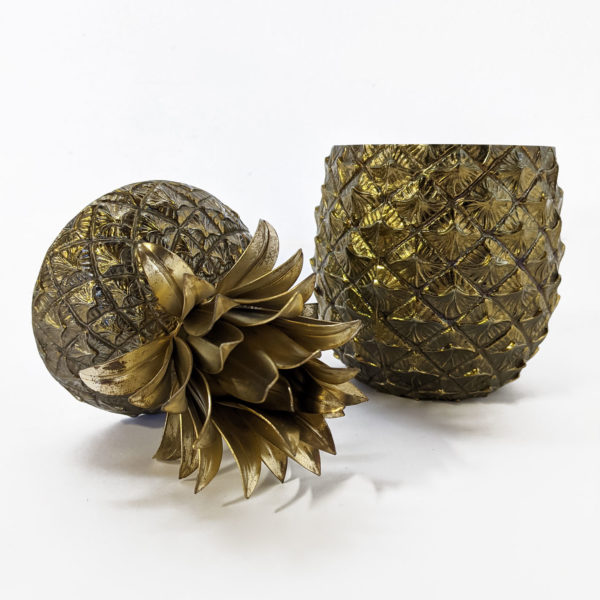 Seau à glace ananas vintage des années 70 de Mauro Manetti