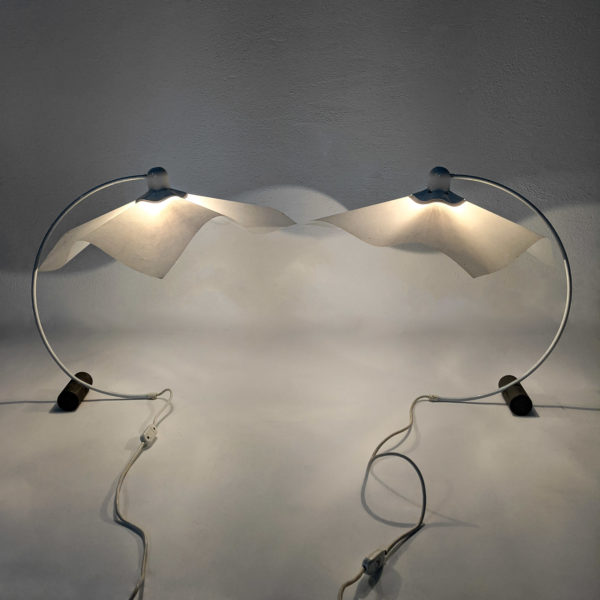 Paire de lampes Area de Mario Bellini pour Artemide, 1970