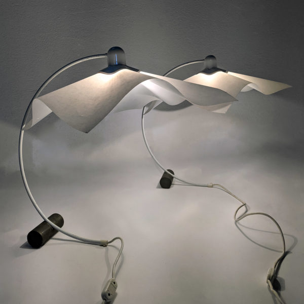 Paire de lampes Area de Mario Bellini pour Artemide, 1970