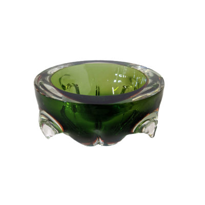 Round Murano glass ashtray, 1950 - Emmanuelle Vidal Galerie