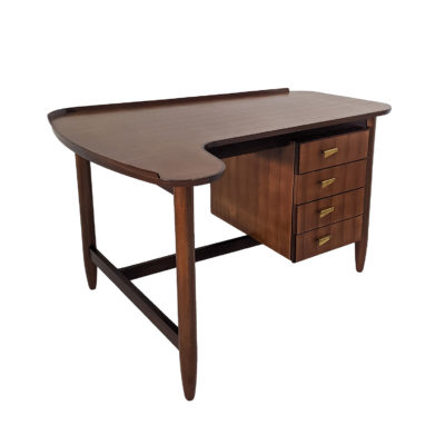 Bureau de Arne Vodder en teck, modèle BO85, 1950 - Emmanuelle Vidal