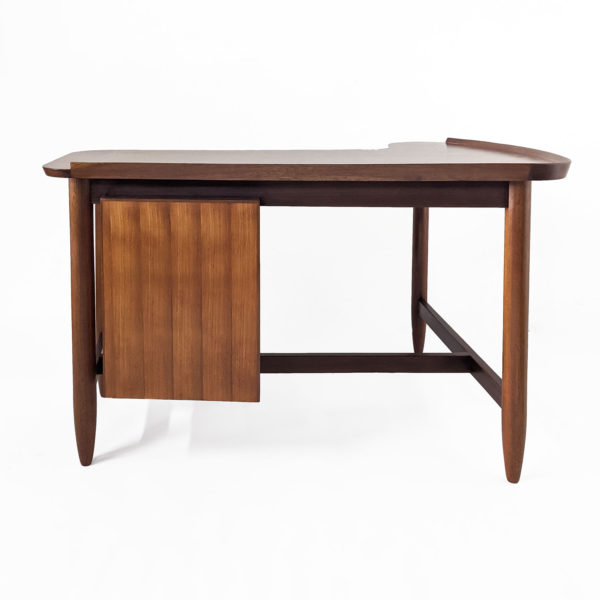 Bureau de Arne Vodder en teck, modèle BO85, 1950 - Emmanuelle Vidal