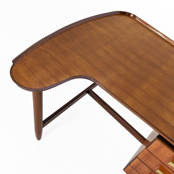 Bureau de Arne Vodder en teck, modèle BO85, 1950 - Emmanuelle Vidal