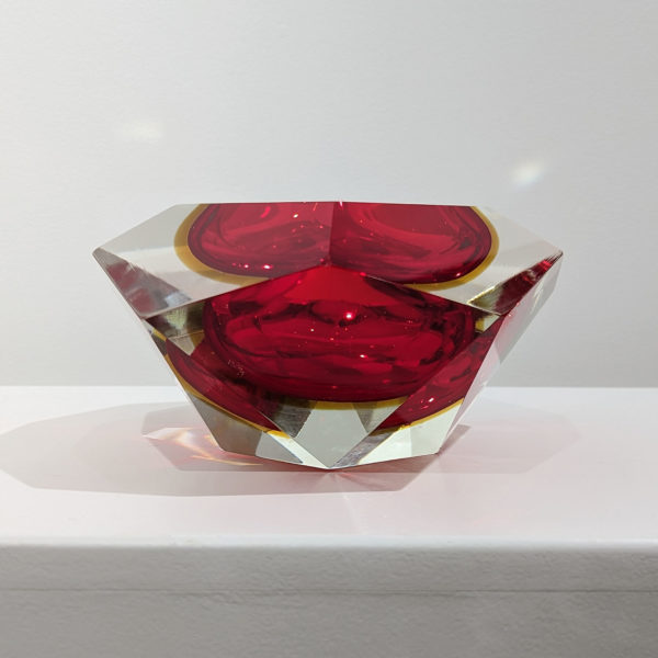 Large coupe en verre de Murano Sommerso, 1950 – Image 3