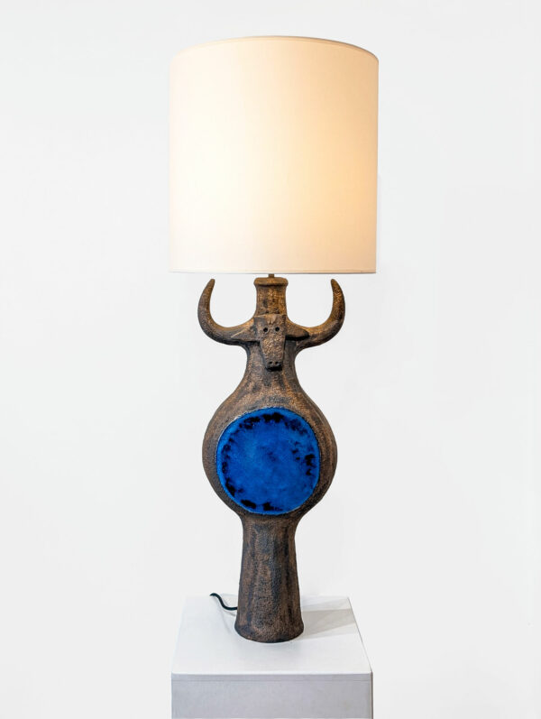 Grande lampe en grès émaillé, par Dominique Pouchain, 2025 – Image 3