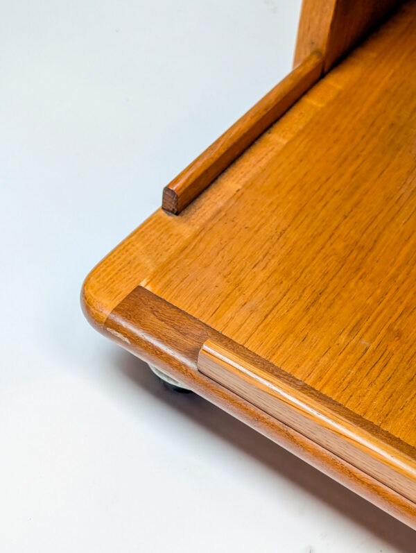 Table à roulettes en chêne blond, 1970 – Image 9