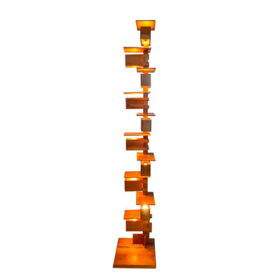 Lampadaire de Frank Lloyd Wright, série Taliesin, 1980