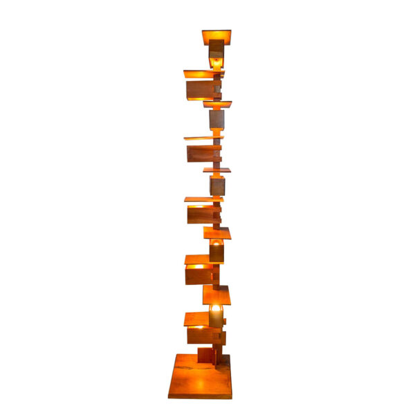Lampadaire de Frank Lloyd Wright, série Taliesin, 1980