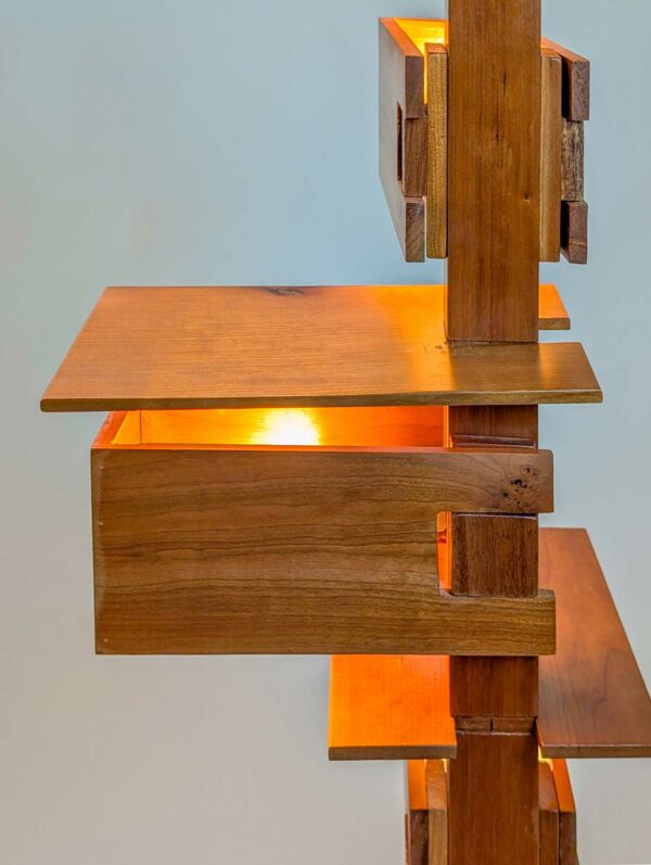 Lampadaire de Frank Lloyd Wright, série Taliesin, 1980 – Image 8